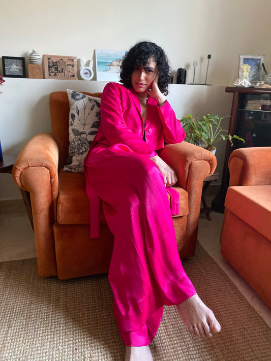 TARA PANTSUIT PINK